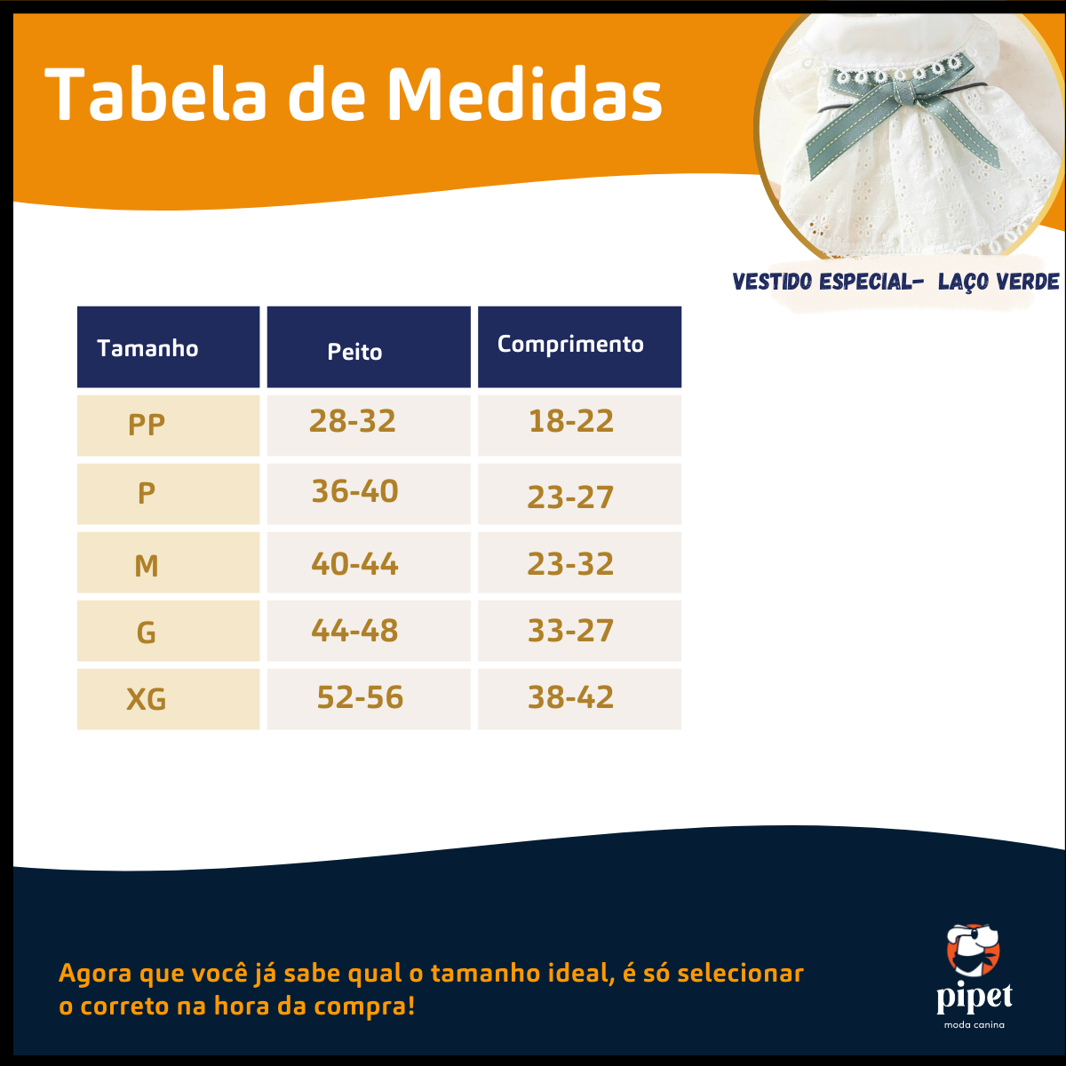 Vestido Especial - Laço Verde