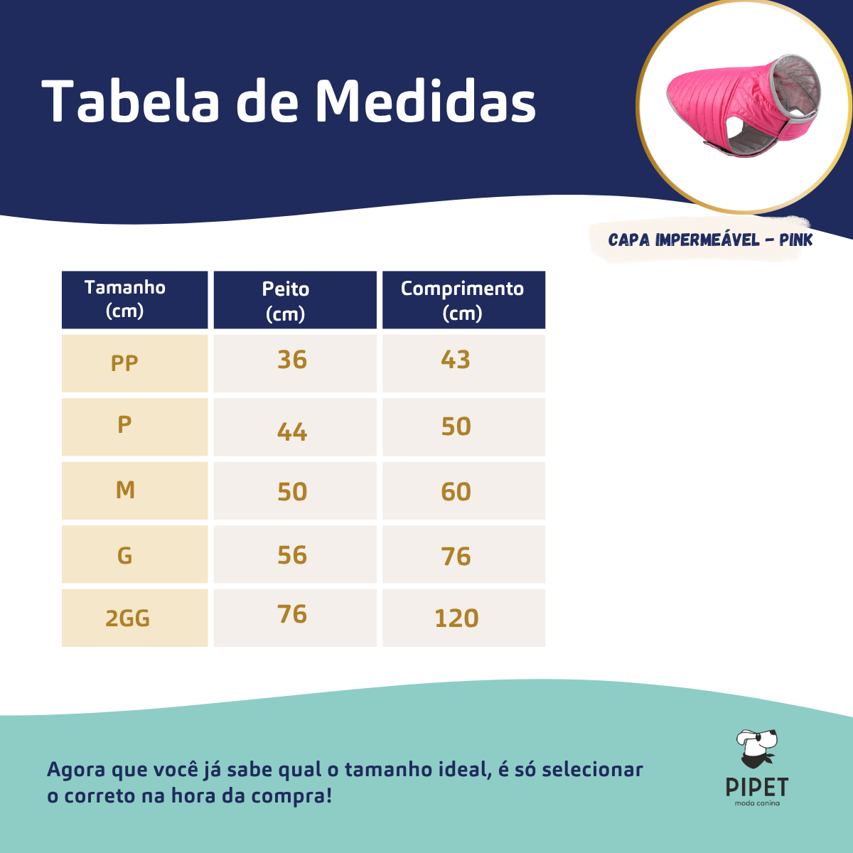 Capa Impermeável - Pink