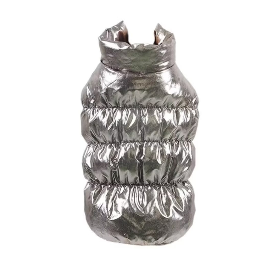 Colete Puffer - Gold e Silver