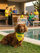 Bandana Brasil Amarela