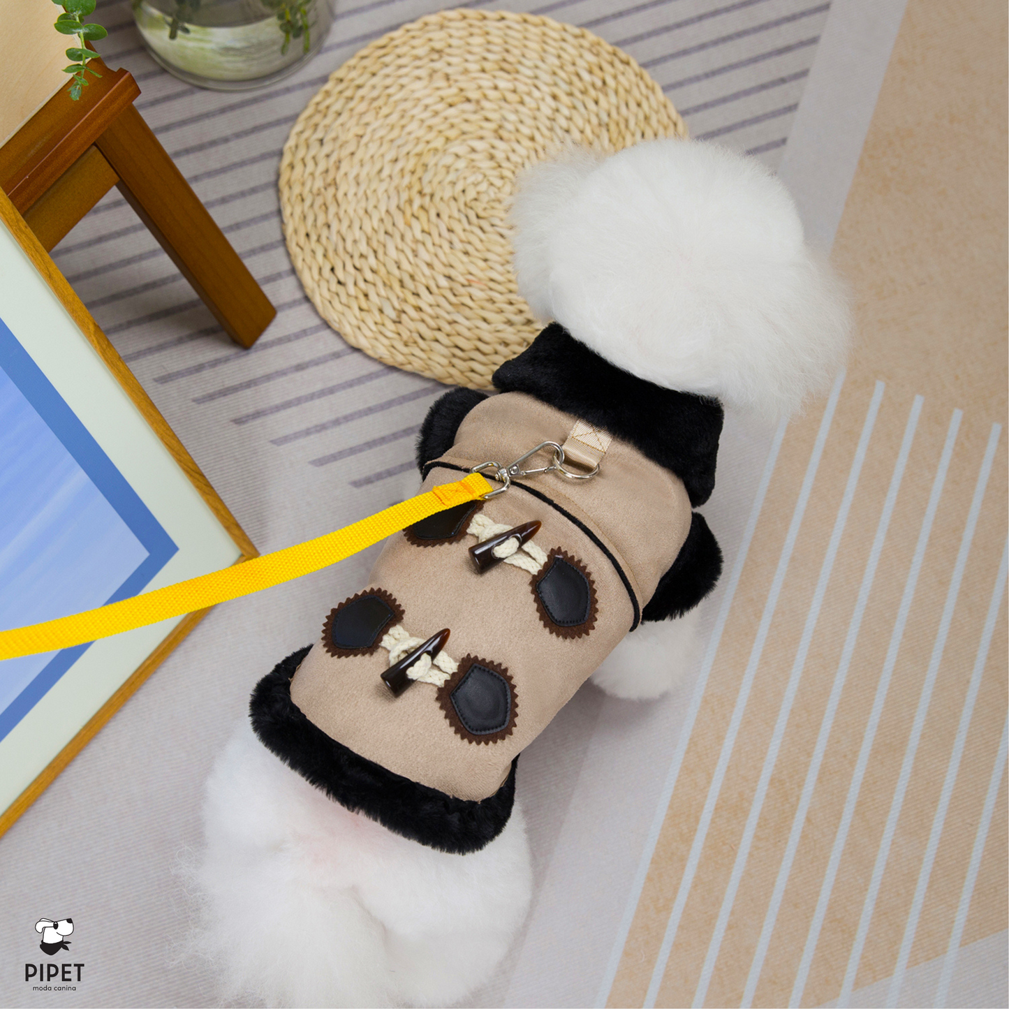 Casaco Luxo - Coffee & Bege