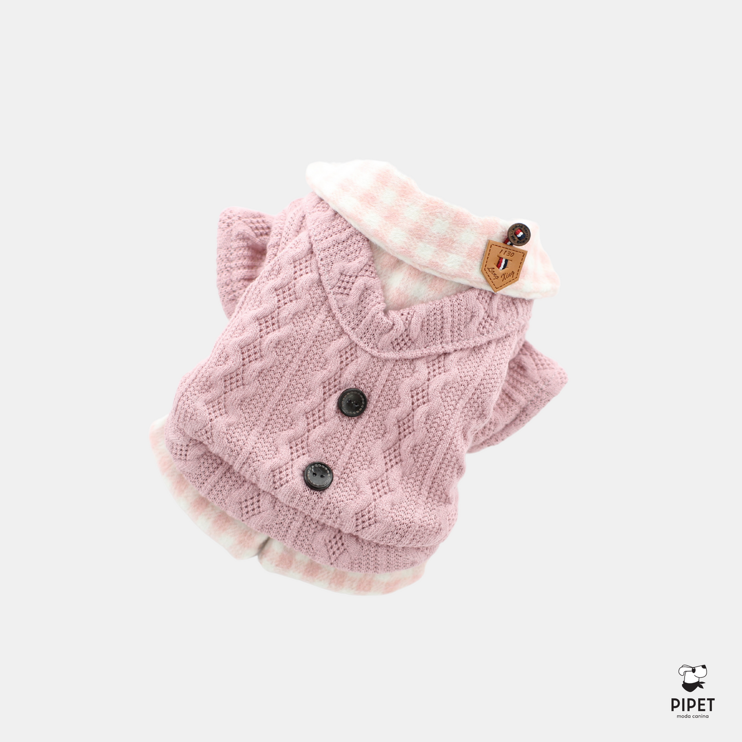 Camisa Tricot - Rosa e Azul