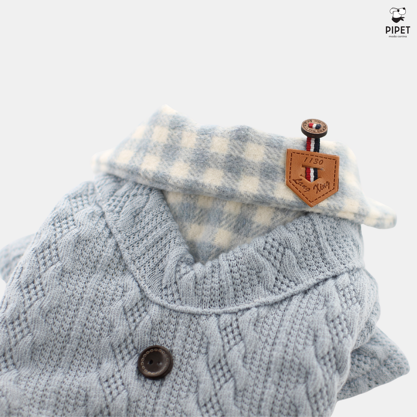 Camisa Tricot - Rosa e Azul