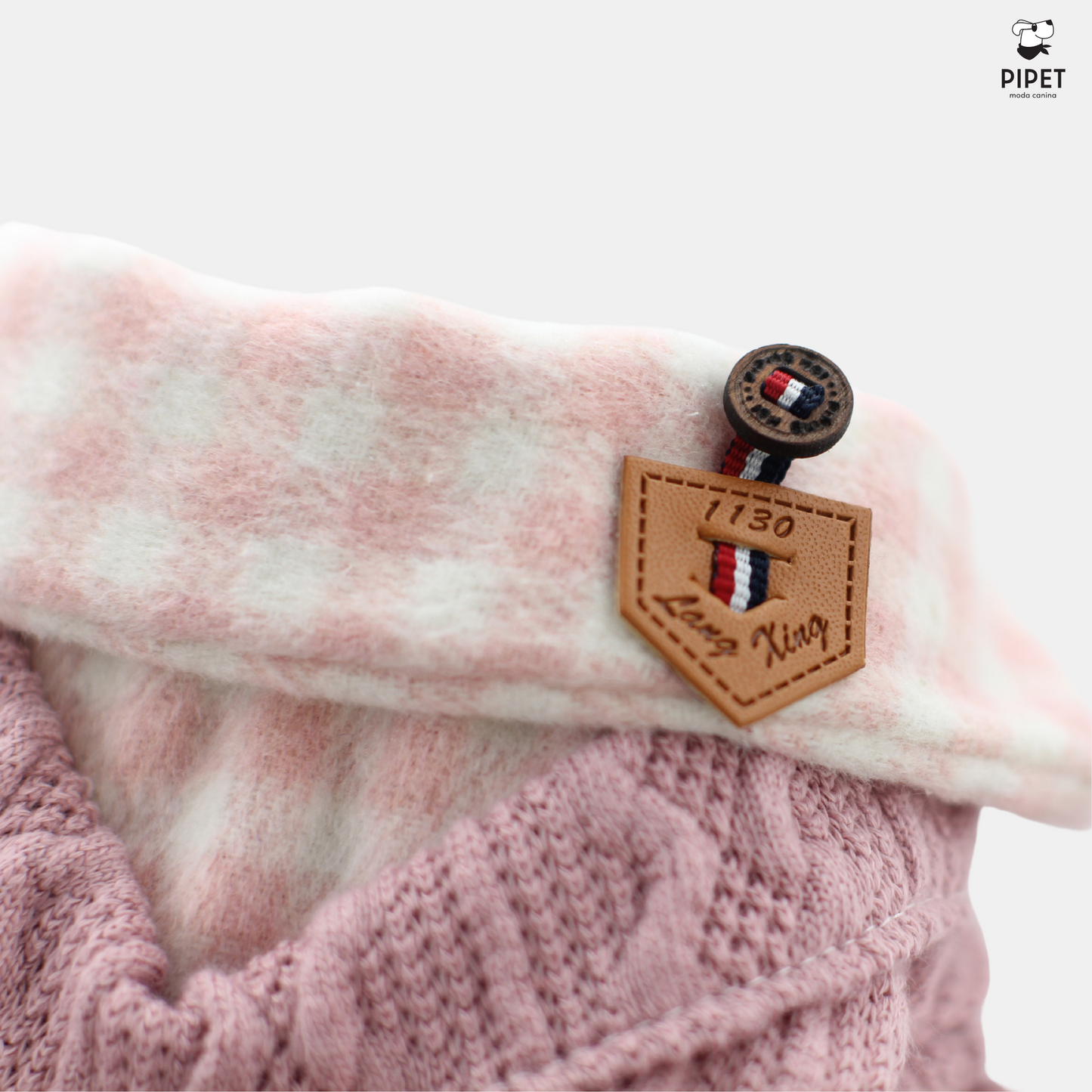 Camisa Tricot - Rosa e Azul