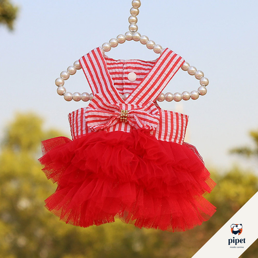 Vestido Laço - Vermelho