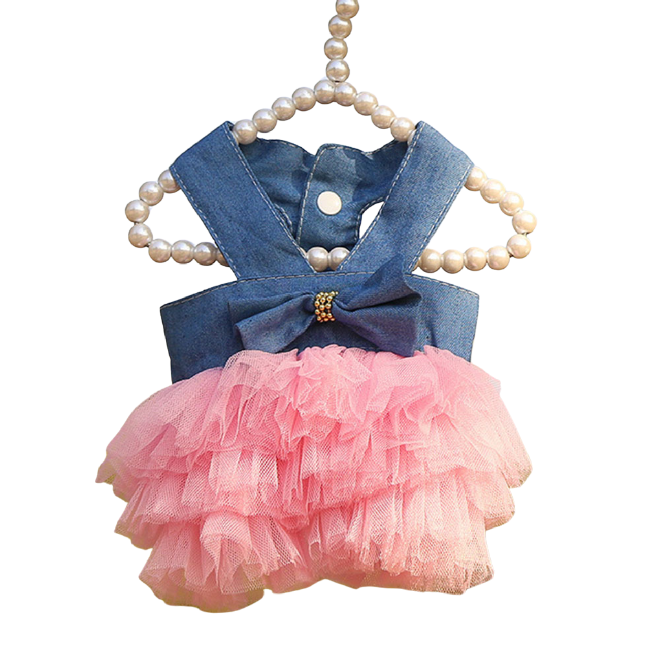 Vestido Laço - Jeans