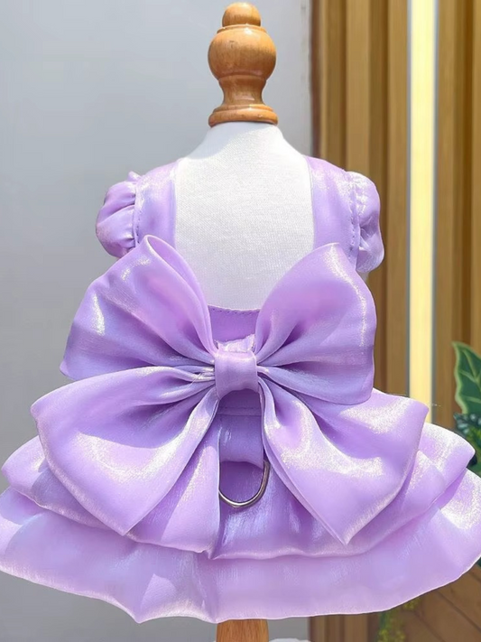Vestido Cetim - Roxo