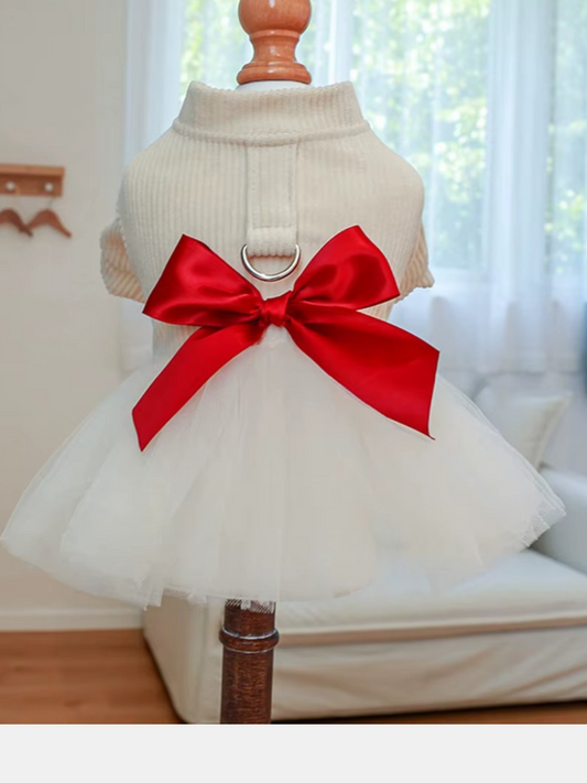 Vestido Especial - Laço Vinho