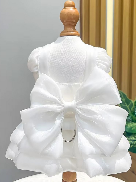 Vestido Cetim - Branco