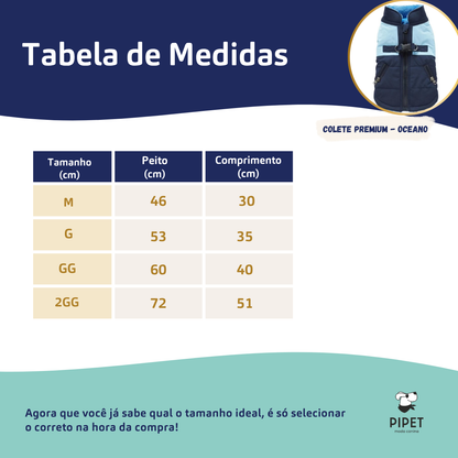 Colete Premium - Azul