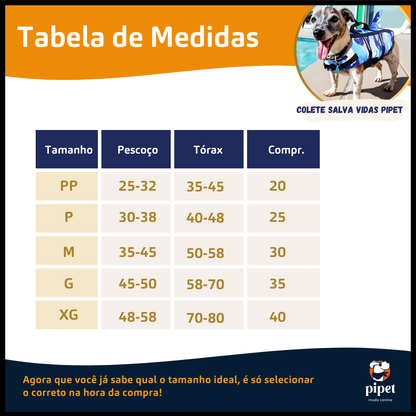 Colete Salva-Vidas para Cachorros - Formato de Tubarão