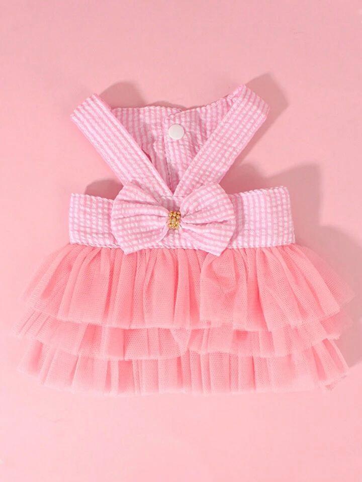 Vestido Laço - Rosa
