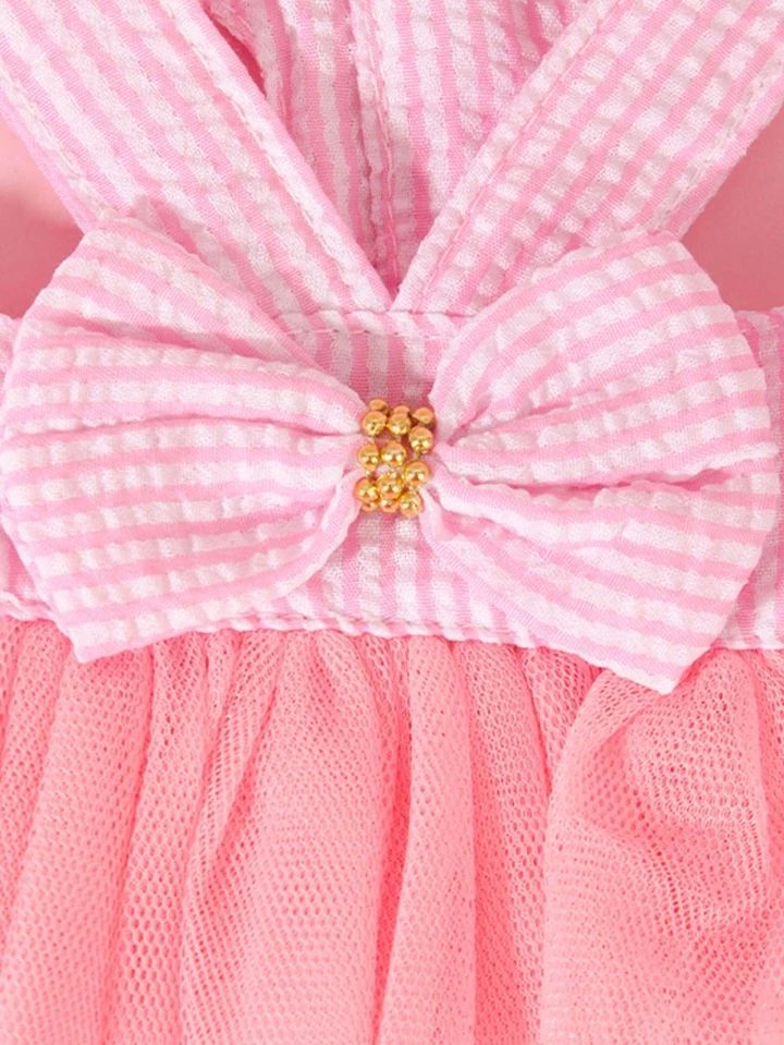 Vestido Laço - Rosa