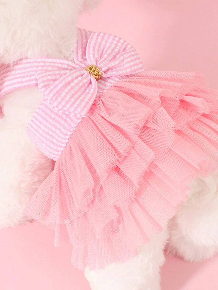 Vestido Laço - Rosa