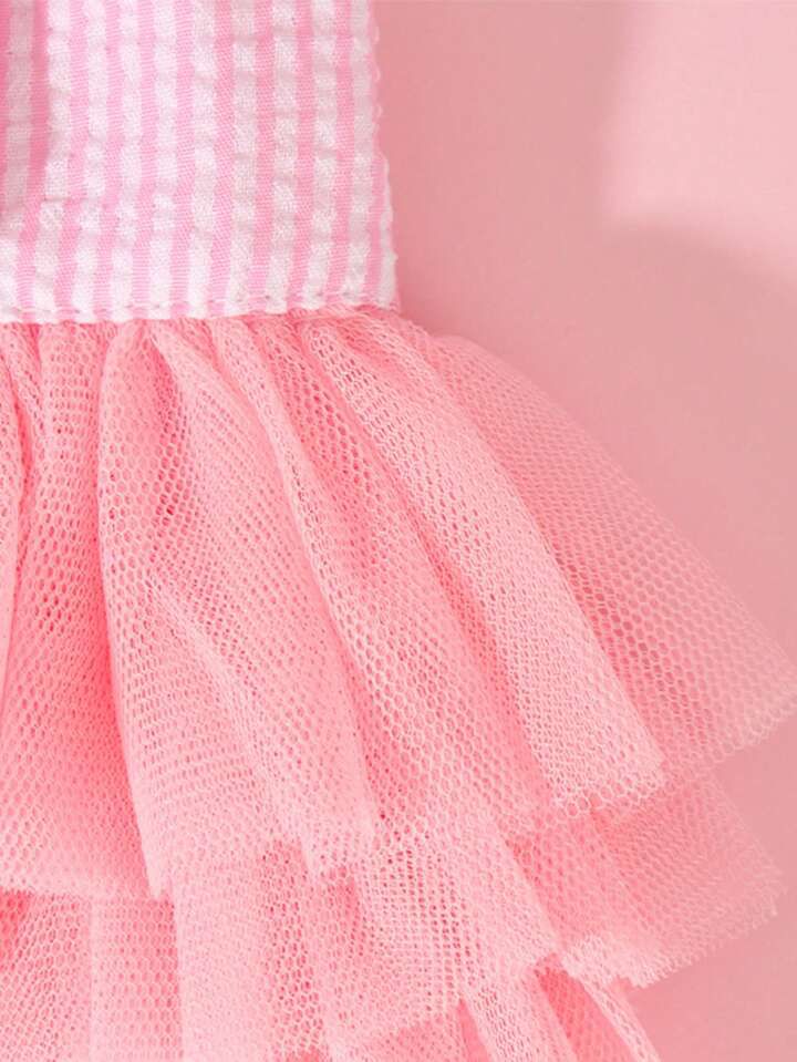 Vestido Laço - Rosa