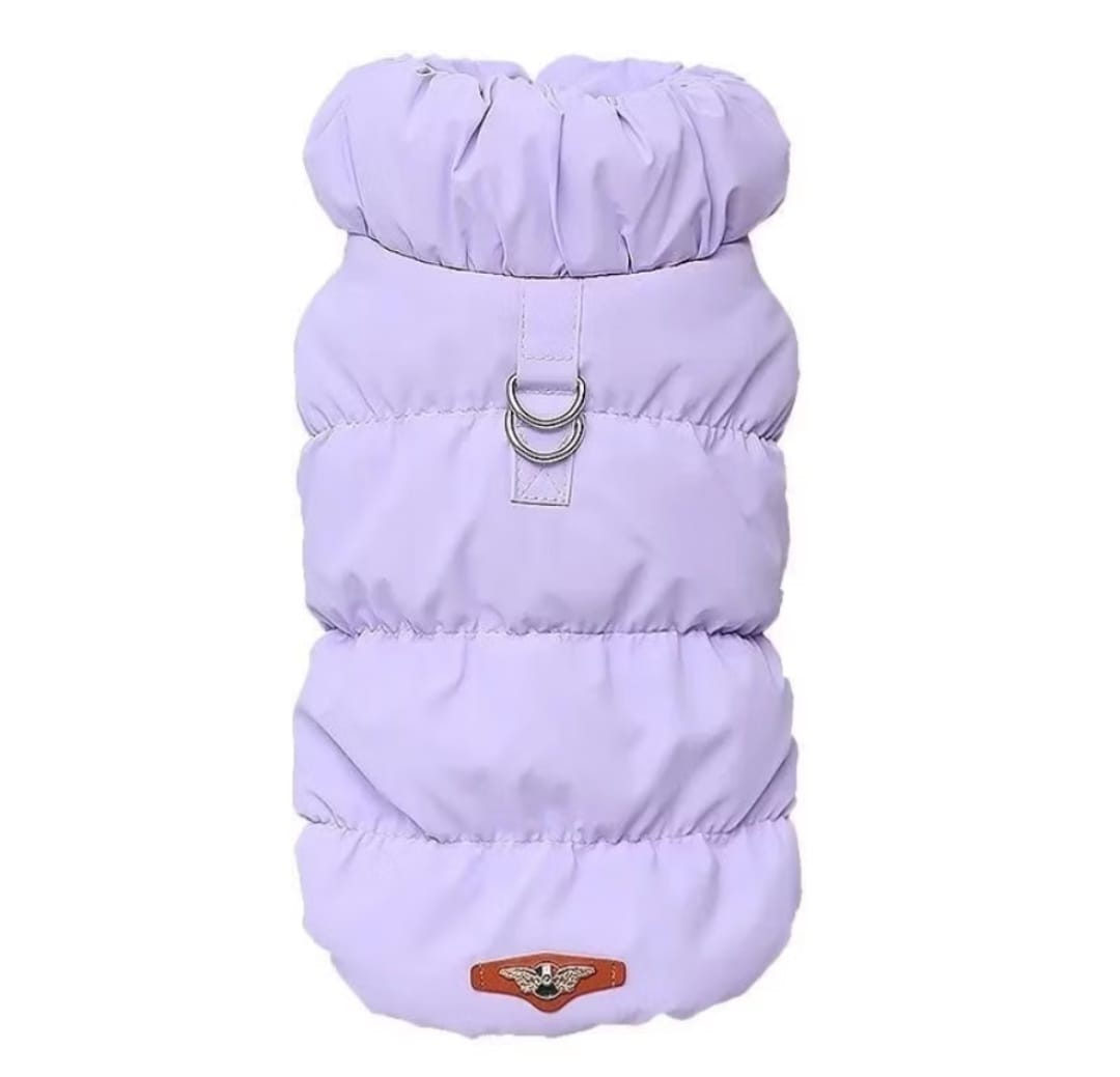 Colete Puffer - Lilás e Vinho