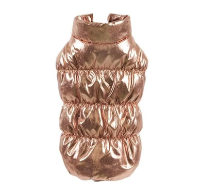Colete Puffer - Gold e Silver