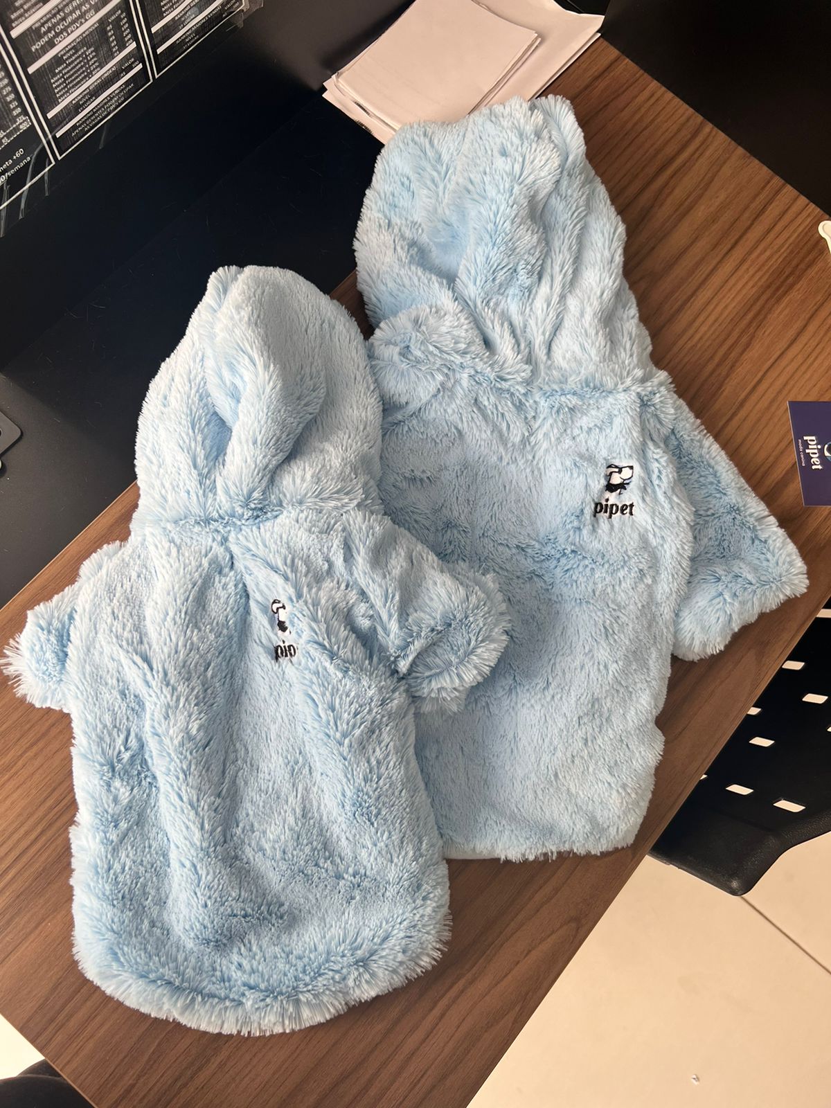 Casaco Pelo - Azul Bebe